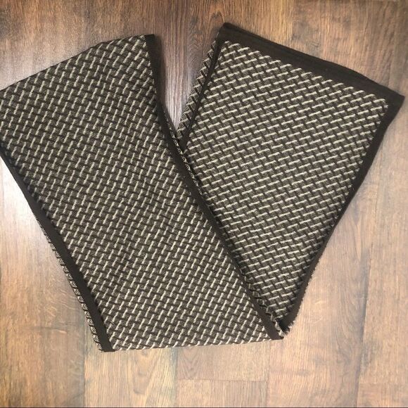 Loop + Bond Cashmere Wool Blend Print Scarf‎ Soft Warm - Picture 1 of 4
